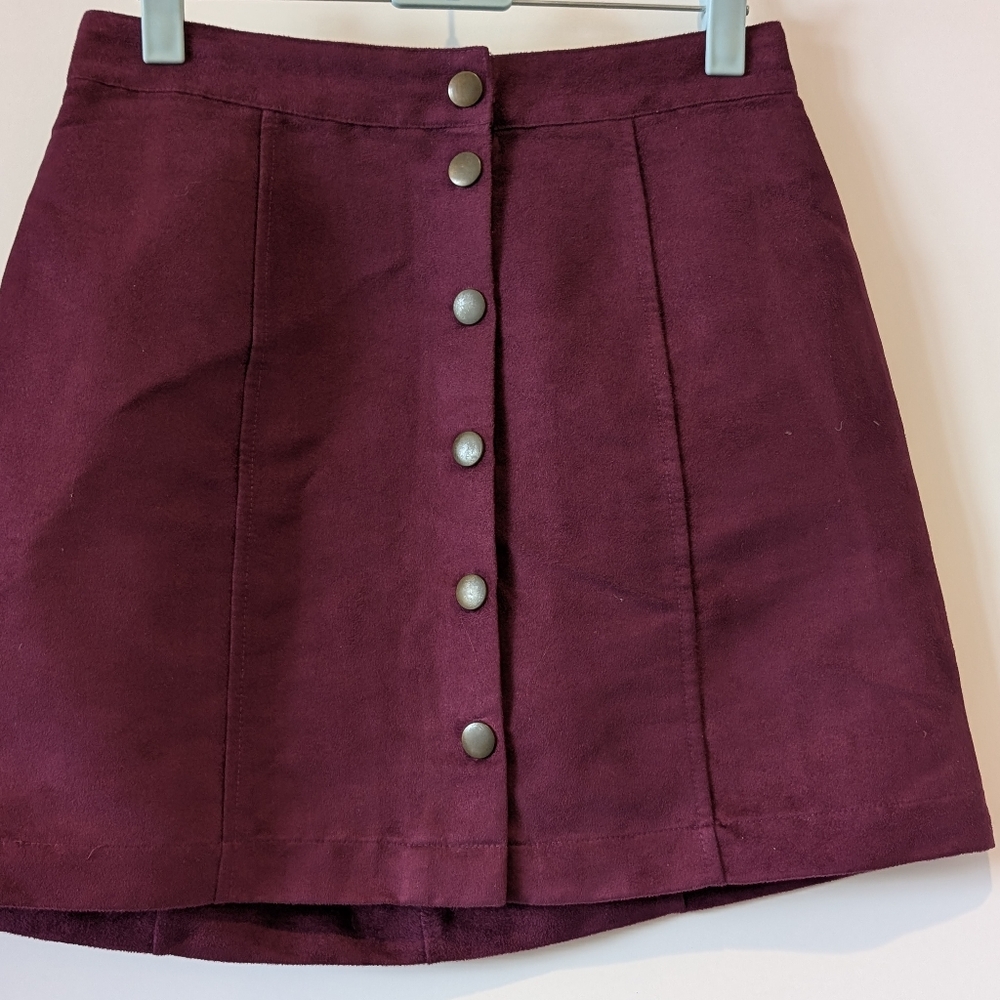 Old Navy Red A-Line Mini Skirt for Casual Occasions